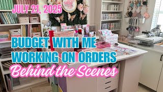 🦋 BUDGET WITH ME | WATCH ME WORK ON ORDERS | BEHIND THE SCENES | #budgetwithme  #smallbusiness screenshot 4