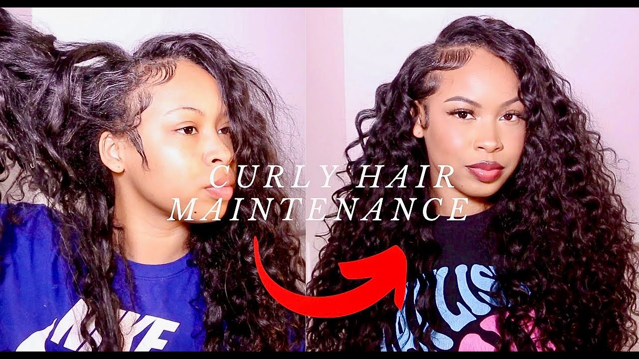 Как я ухаживаю за своими кудрявыми прядями | Curl Refresh + Leaveout