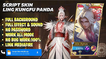 Script Skin Ling Kungfu Panda No Password!! Full Effect Voice - Mobile Legends