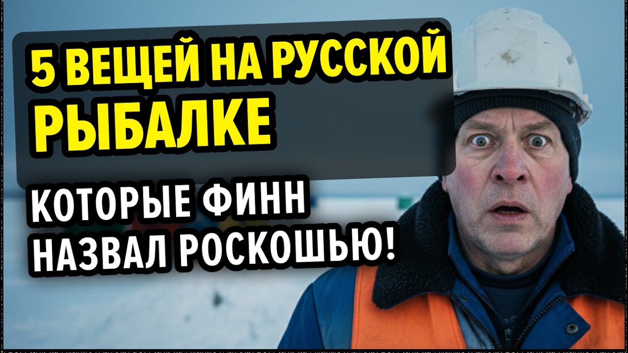 Почему финн испугался русской рыбалки, но всё-таки остался? ШОК для европейца — норма для нас.