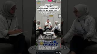PRESS REALESE OSDM KEMENKES TERKAIT DAFTAR SEKOLAH RAKYAT 2026 MASIH BISA DAFTAR CPNS