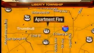 Noon: Liberty Twp. apartment fire