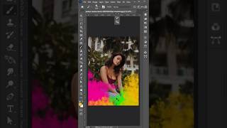 Holi color effect in image | smoke effect in photoshop #short #smoke #color #effect #photoshop screenshot 2