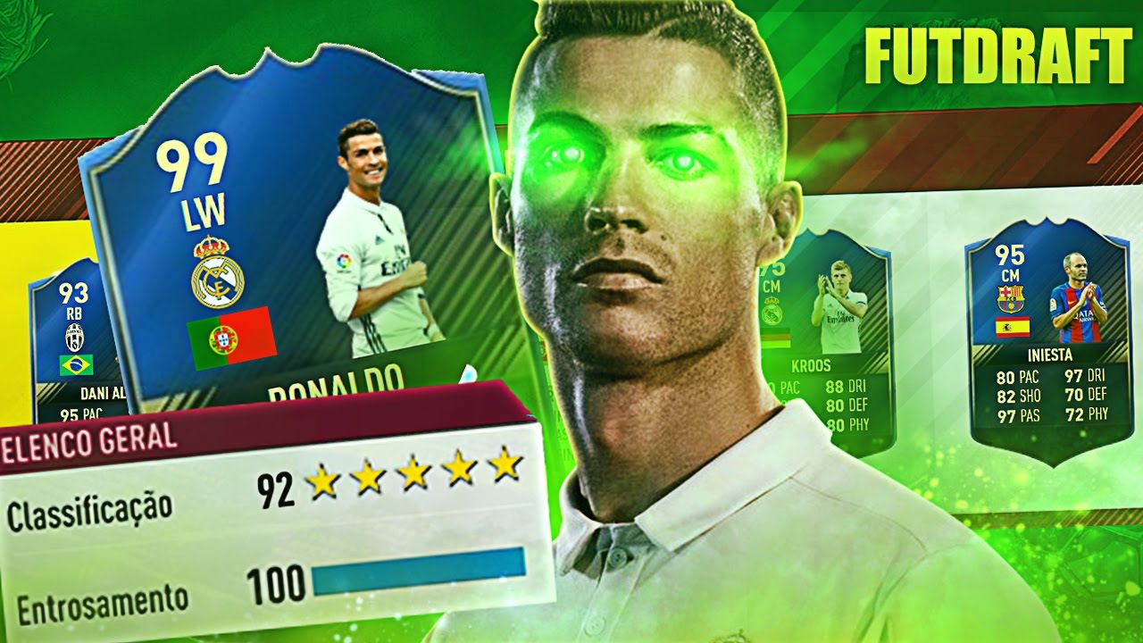 fifa ultimate team 18 FIFA 17 FUT DRAFT EM BUSCA DO 192 - SUPER TIME!!!