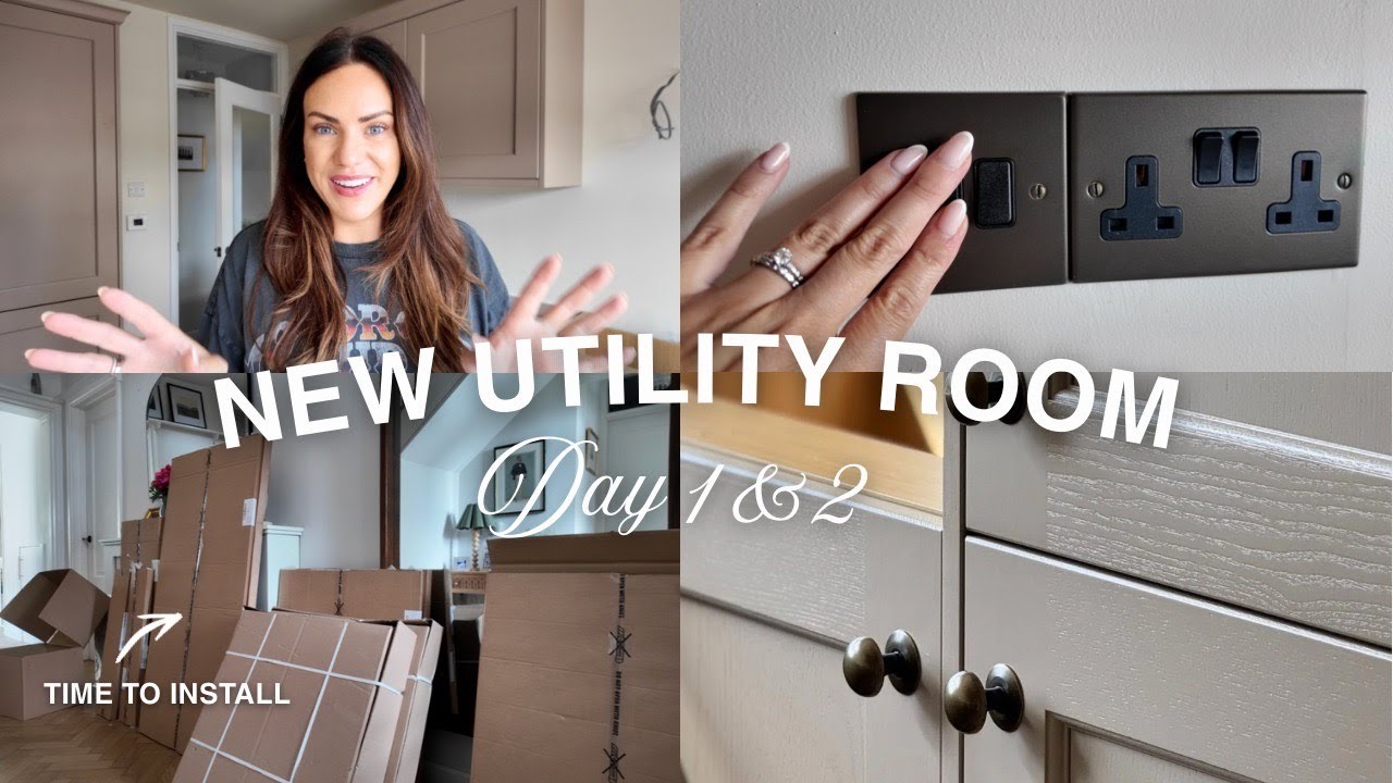 Utility Room Renovation Day 1 & 2 Progress + Design Picks