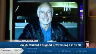 Classic #Brewers logo designed by UW-Eau Claire student in 1978