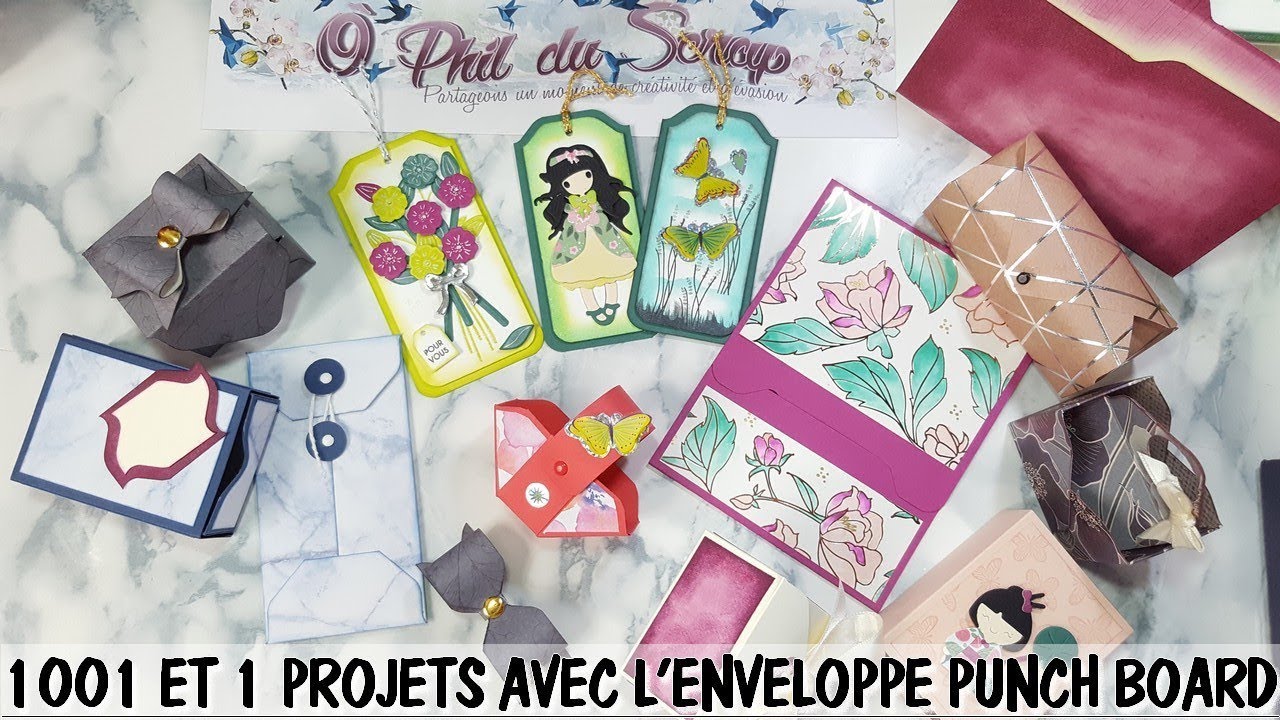 1001 et 1 PROJETS AVEC L'ENVELOPPE PUNCH BOARD ??? ( DIY OU PAS ? )