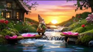 Tiny Gnomes Living Inside a Magical Fig Tree 🌿✨ | Miniature Fantasy World