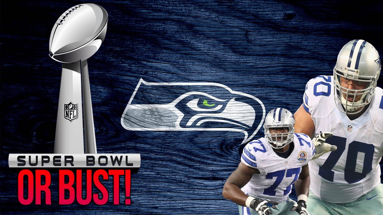 Cowboys O-LINE on the Seahawks | Super Bowl OR BUST | Madden 17 Connected Franchise Mode