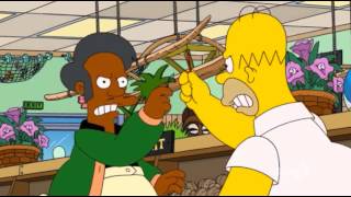 The Simpsons Clipthe Manliest Sword Fight Ever