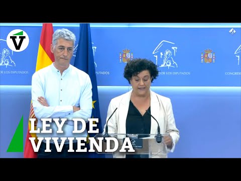 El Gobierno cierra con ERC y Bildu un acuerdo para aprobar ya la ley de vivienda