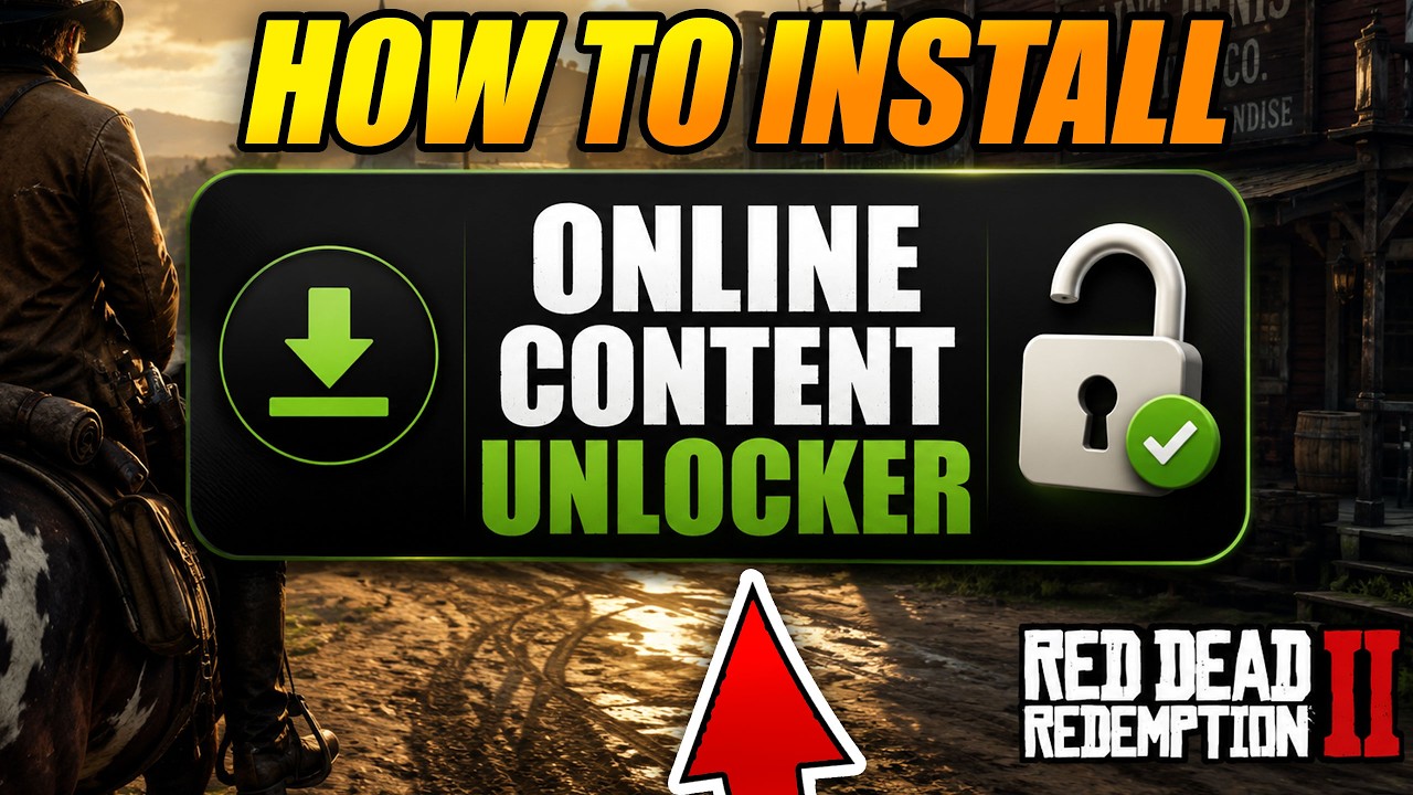 How to INSTALL ONLINE CONTENT UNLOCKER in RED DEAD ...