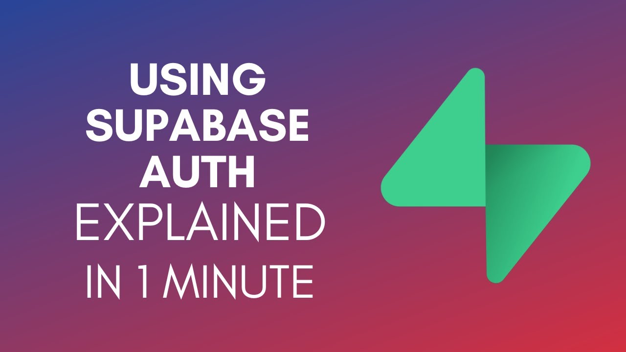 How To Use Supabase Auth (2025) - YouTube