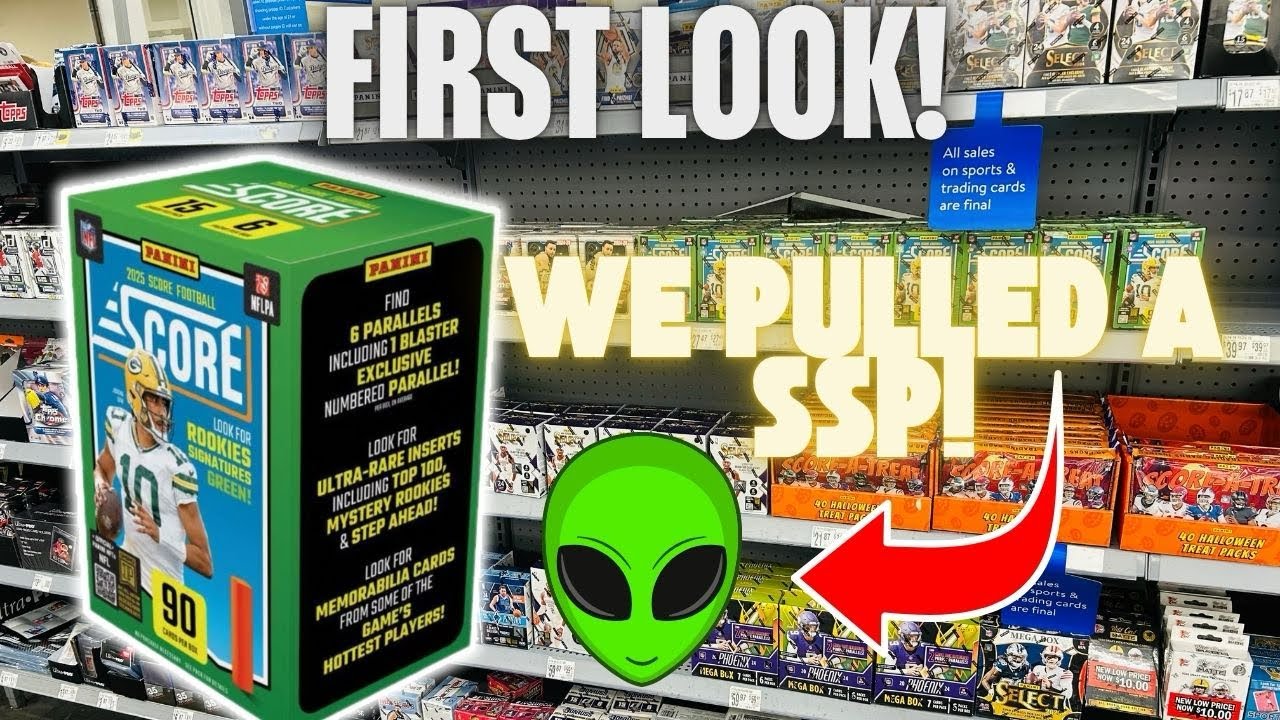 🚨FIRST TIME PULLING THIS ULTRA-RARE CARD! 😱2025 SCORE 🏈 BLASTER