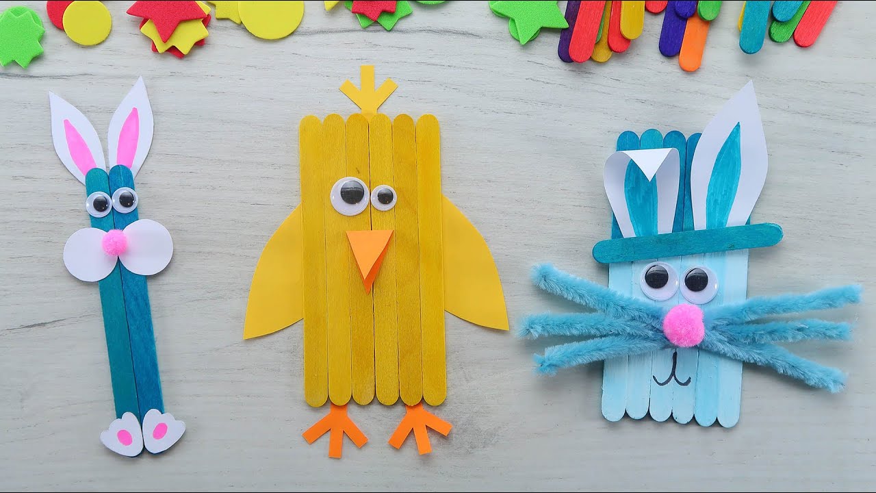 Get Crafty This Spring With Easter Popsicle Stick Crafts