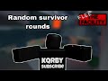 Random survivor rounds in pro servers | Roblox flee the facility!