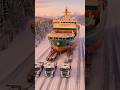 They're Dragging an Entire Ship Uphill #shorts #engineering #insane