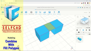 SelfCAD Tips How To Combine Surface With Fill Polygon