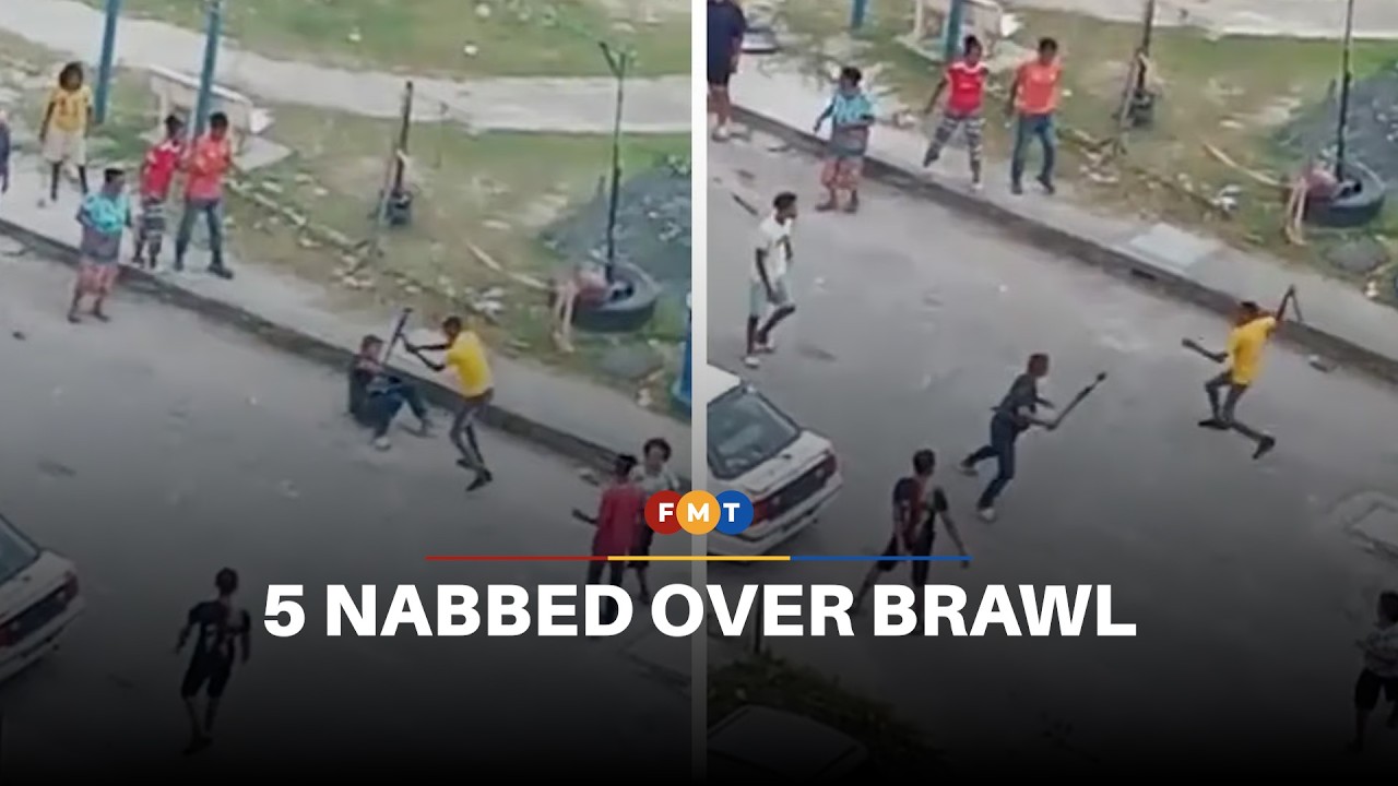 5 nabbed over brawl near flats in Port Klang