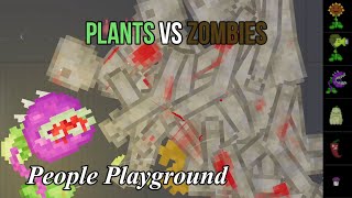 (PvZ) | Plants VS Zombies | in People Playground