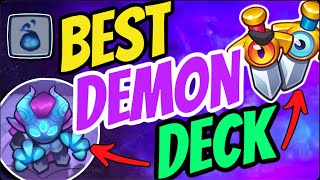 HOW TO WIN WITH DEMON HUNTER TALENTS!! BEST DECK! | In Rush Royale!