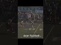 Football player looks like a baby giraffe learning to walk out there! He’s kicking the floor!