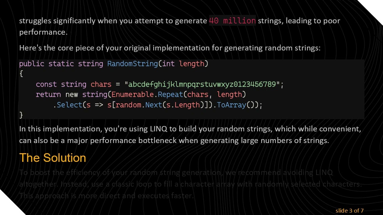 Efficiently Generate 40 Million Alphanumeric Unique Random Strings in C#