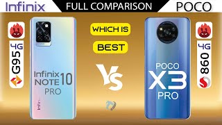 Infinix Note 10 PRO vs POCO X3 PRO Full Comparison