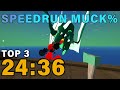 Muck - Speedrun in 25 Minutes with the NEW STRATEGY & ROUTE | RSG Any% [EDITED]