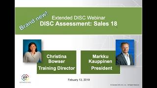 Extended DISC® Sales 18 Assessment