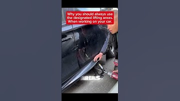 Don’t Lift a Car Like This… #engineering #automobile #shorts
