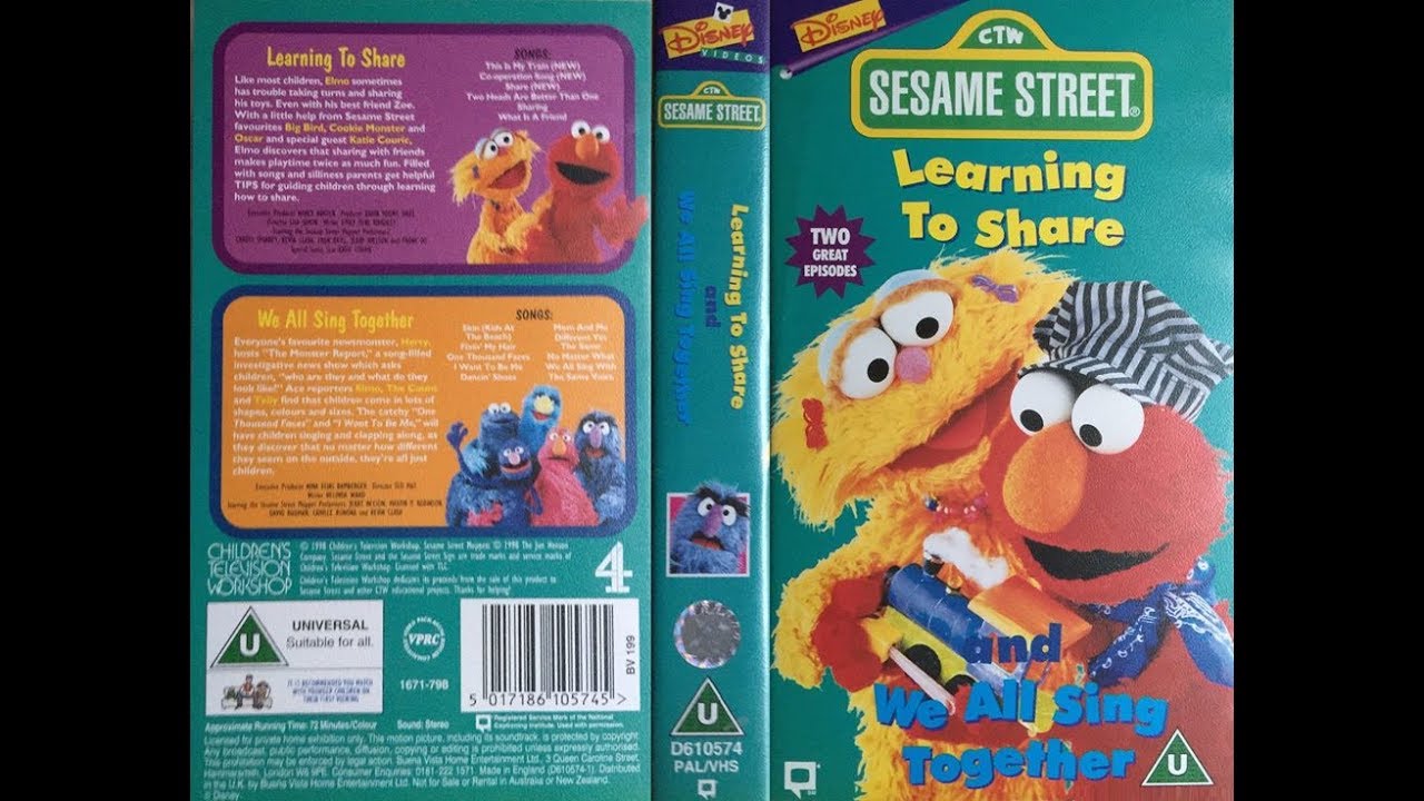 Sesame Street UK VHS