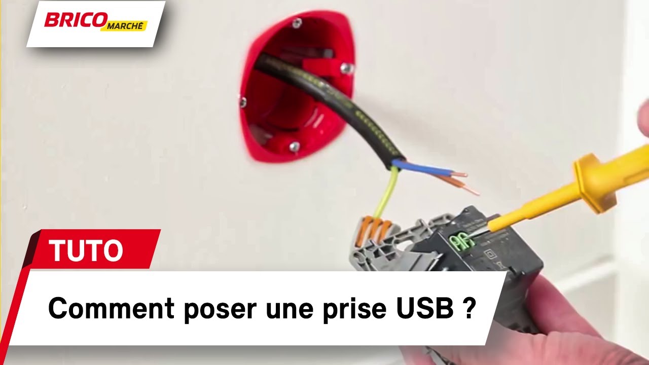 LA PRISE DE COURANT AVEC PORT USB 