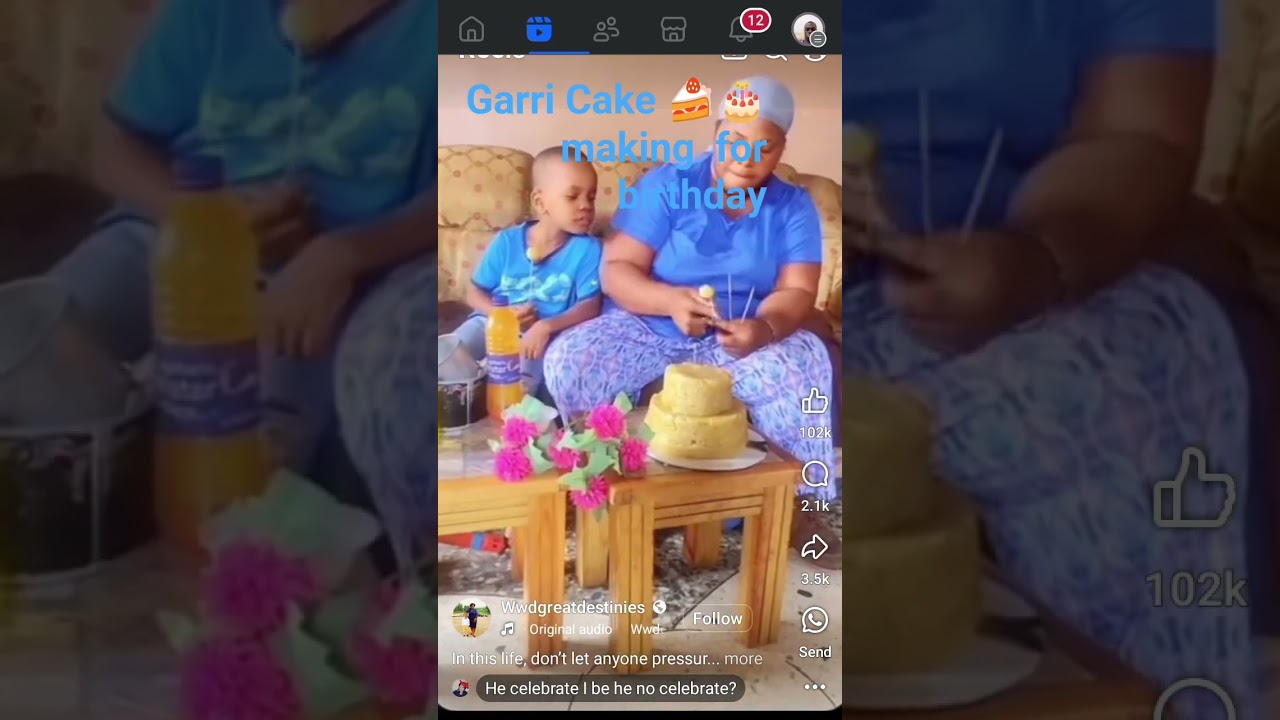 Garri Cake recipe for birthday 🎂🎆