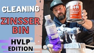 How to Clean Zinsser BIN  HVLP Gun Cleaning  Graco 9.5 Finish Pro