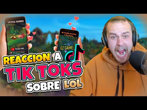 REACCIONANDO A LOS MEJORES TIKTOK DE LEAGUE OF LEGENDS #1 🤣🤣