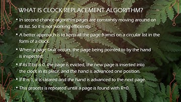 Presenting: Clock Replacement Algorithm