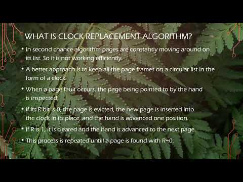 Presenting: Clock Replacement Algorithm