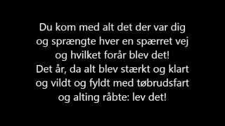 Video thumbnail of "Du kom med alt det der var dig"