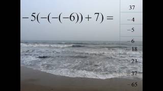 Evaluate The Arithmetic Expression –5(–(–(–6))+7) middle school math traps How To Remove Parentheses