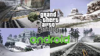Realistic Winter Mod For GTA San Andreas Android | Winter Edition Android | 2024 screenshot 4