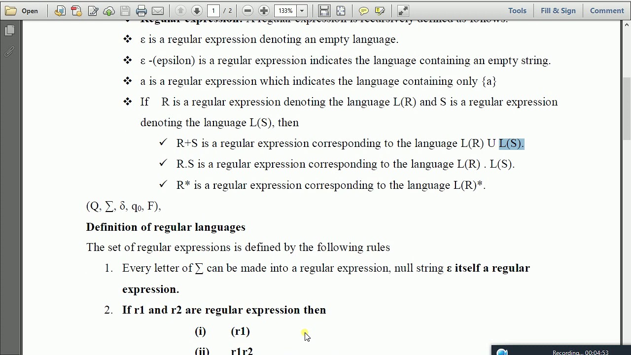 regular expression part 1 - YouTube