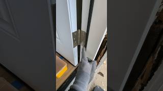 How To Install An Exterior Door. #shorts