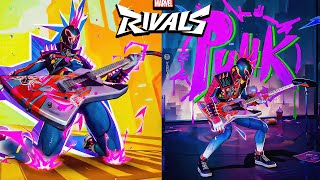 Spider mans NEW Punk 2099 skin - Select screen, MVP and Gameplay