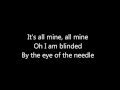 Sia- Eye of the needle- Paroles