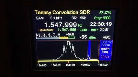 Teensy Convolution SDR - Notch Filtering
