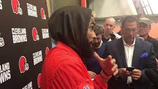 Browns WR Odell Beckham Jr. on comparing Baker Mayfield to Brett Favre
