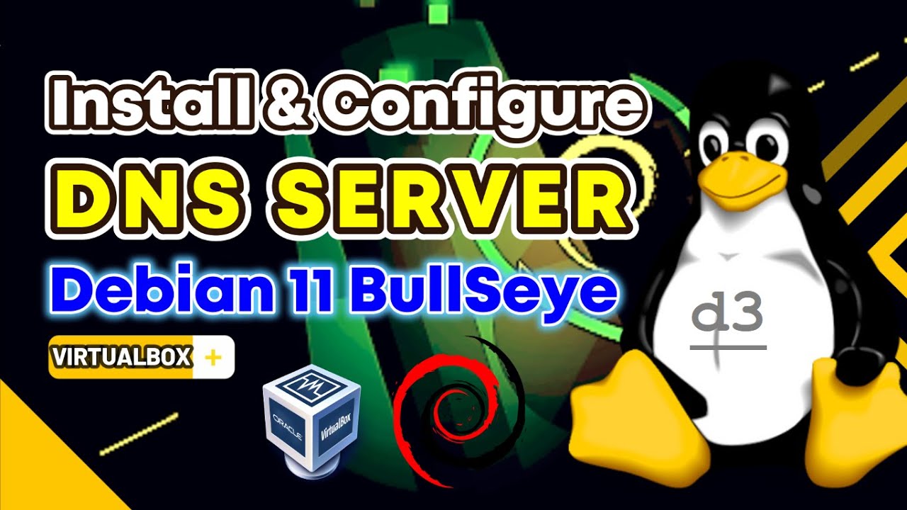 Cara Praktis Konfigurasi DNS Server Debian 11 di VirtualBox : Versi 2 ...