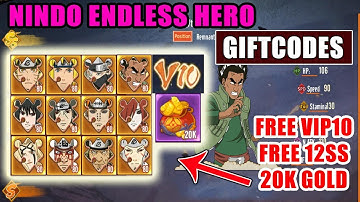 Nindo Endless Hero & All 12 Giftcodes | 12 Redeem Codes Nindo Endless Hero - How to Redeem Code