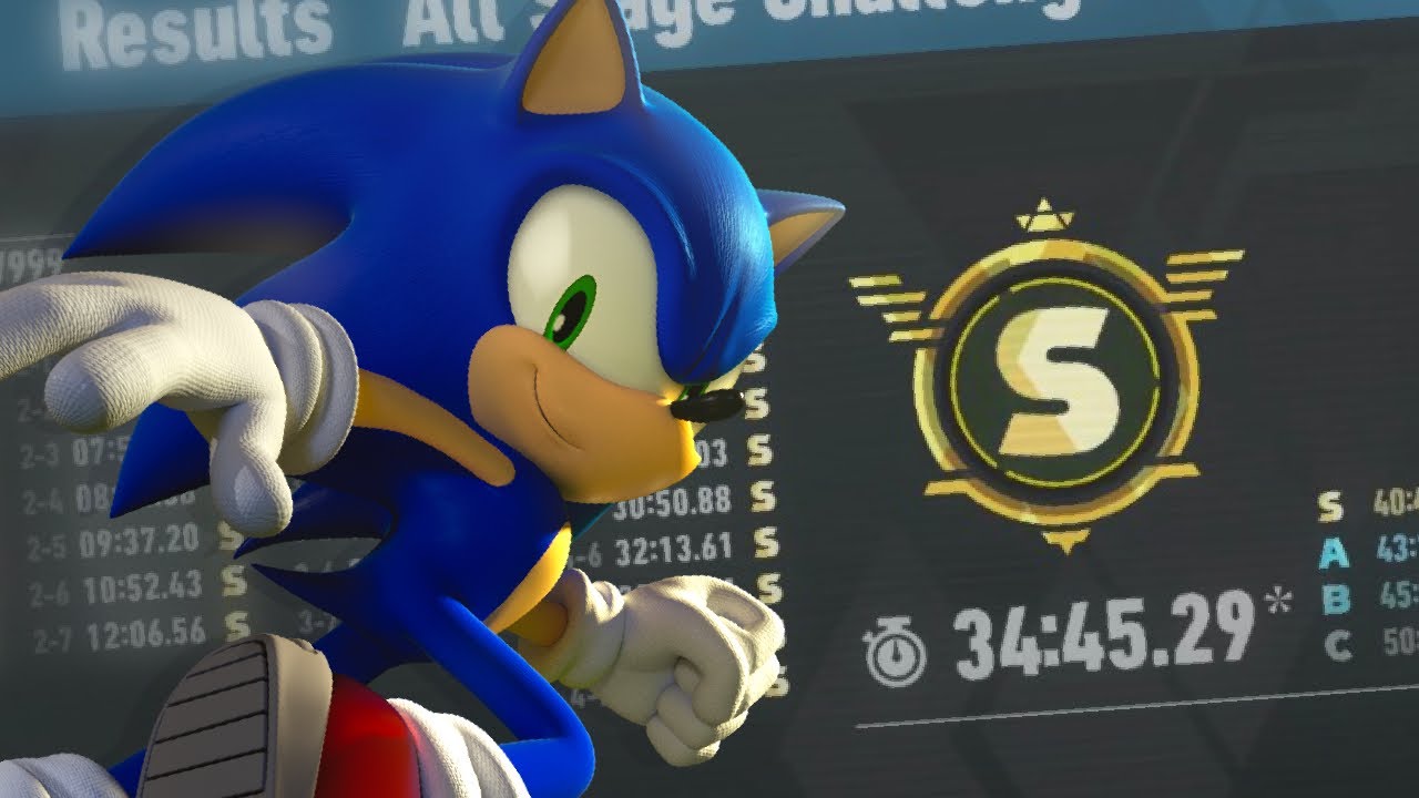 Sonic Ranks Sonic Frontiers ALL STAGES Challenge ALL S RANKS - YouTube